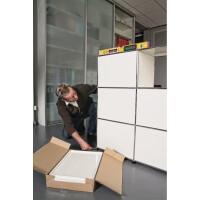 STABILA MPType196electronic Elektronik-Wasserwaage TECH 196 electronic IP 65, 122 cm, mit Wasserwaagen-Tasche
