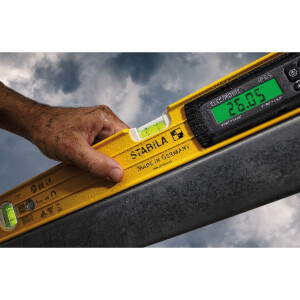STABILA MPType196Melectronic Elektronik-Wasserwaage TECH 196 M electronic IP 65, 61 cm, mit Wasserwaagen-Tasche