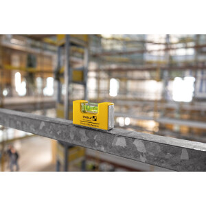 STABILA MPPocketPro Wasserwaage Pocket PRO Magnetic, 7 cm, mit Gürtel-Clip