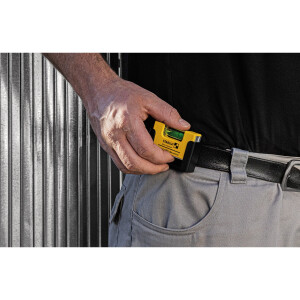 STABILA MPPocketPro Wasserwaage Pocket PRO Magnetic, 7 cm, mit Gürtel-Clip