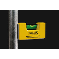 STABILA MPPocketPro Wasserwaage Pocket PRO Magnetic, 7 cm, mit Gürtel-Clip
