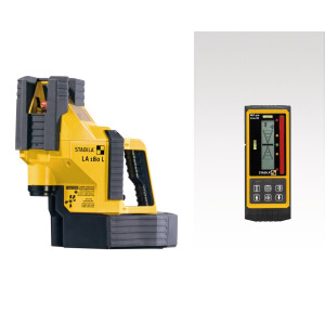 STABILA MPLA180L Multilinien-Laser LA 180 L, 6-teiliges Set