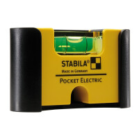 STABILA MPPocketElectric Wasserwaage Pocket Electric, 7 cm, mit Gürtel-Clip