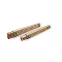 STABILA MP600NS Holz-Gliedermaßstab Type 607 N-S, 2 m
