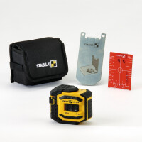 STABILA MPLAX300 Kreuzlinien-Lot-Laser LAX 300, 4-teiliges Set