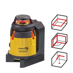 STABILA MPLAX400 Multilinien-Laser LAX 400, 5-teiliges Set