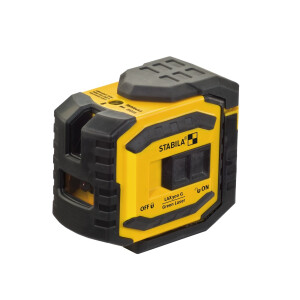 STABILA MPLAX300G Kreuzlinien-Lot-Laser LAX 300 G, 4-teiliges Set