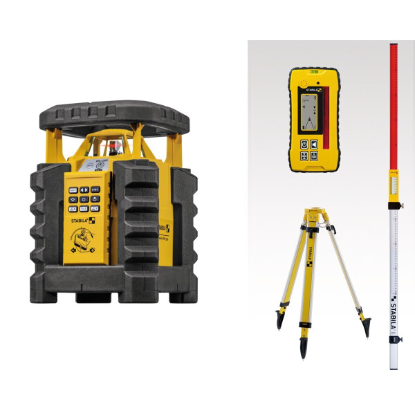 STABILA MPLAR350 Rotationslaser LAR 350, 9-teiliges Set