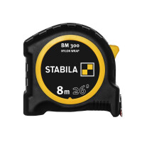 STABILA MPBM300cm+inch Taschenbandmaß BM 300, 8 m (26), cm/inch-Skala