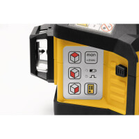 STABILA MPLAX600 Multilinien-Laser LAX 600, 12-V-System, 5-teiliges Set, ohne Akku und Ladegerät