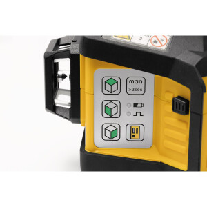 STABILA MPLAX600G Multilinien-Laser LAX 600 G, 12-V-System, 7-teiliges Set, mit Akku und Ladegerät (EU)