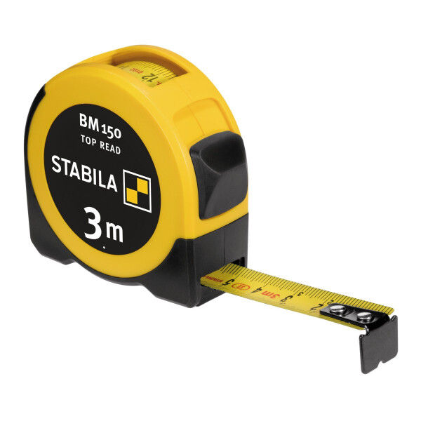 STABILA MPBM150cm Taschenbandmaß BM 150, 3 m, metrische Skala