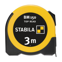 STABILA MPBM150cm Taschenbandmaß BM 150, 3 m, metrische Skala
