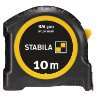 STABILA MPBM300cm Taschenbandmaß BM 300, 10 m, metrische Skala