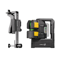 STABILA MPLAX500G Kreuzlinien-Lot-Laser LAX 500 G, 12-V-System, 5-teiliges Set, ohne Akku und Ladegerät