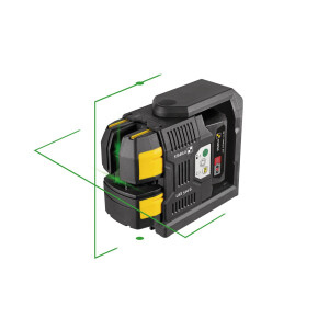 STABILA MPLAX500G Kreuzlinien-Lot-Laser LAX 500 G,...