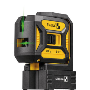 STABILA MPLAX320G Kreuzlinien-Lot-Laser LAX 320 G, 5-teiliges Set