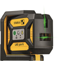 STABILA MPLAX320G Kreuzlinien-Lot-Laser LAX 320 G, 5-teiliges Set