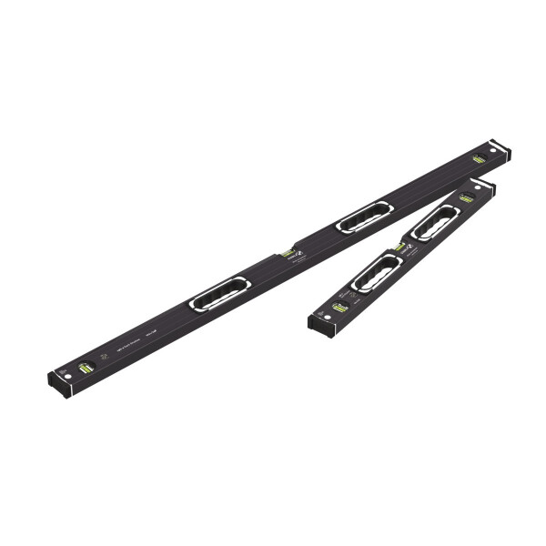 STABILA MP196-2DarkShadow122 Wasserwaagen-Set 196-2 Dark Shadow, 122 cm | 61 cm