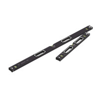 STABILA MP196-2DarkShadow122 Wasserwaagen-Set 196-2 Dark Shadow, 122 cm | 61 cm