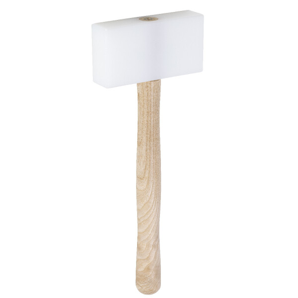 Picard 0038001-145 Spenglerhammer eckige Form, aus Spezialkunststoff, hohe Spannungsrissbeständigkeit, nachschleif- bzw. feilbar, doppelt geschweifter Eschenstiel
