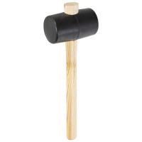 Picard 2510711-4 Gummihammer mit flachen Bahnen, Eschenstiel