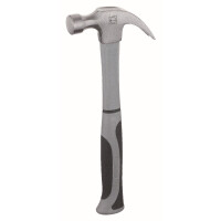 Ruthe 3002949019 Klauenhammer Fiberglas, Amerikanische Form VPA-GS geprüft, aus Qualitätsstahl, Kopf blank mit Schutzlack, amerik. Form, mit glatter Bahn, nahezu unzerbrechlicher Fiberglaskern mit Kunststoffhülle, mit grau/schwarzem ergonomischen 2-Kompon