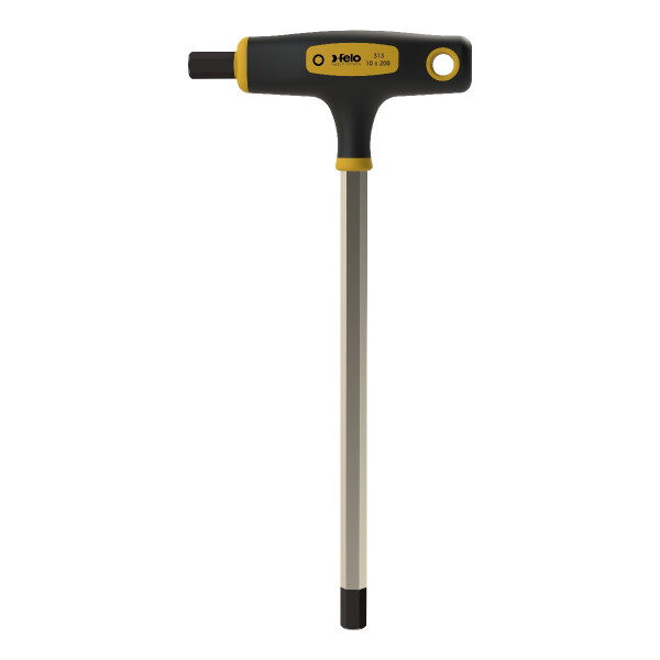 Felo T-Griff mit Seitenabtrieb HEX 10 mm x 200 00031310760