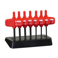 Felo Doppel Fähnchenschlüssel Display 7-tlg. TORX PLUS® 6 IP - 20 IP 00035990750