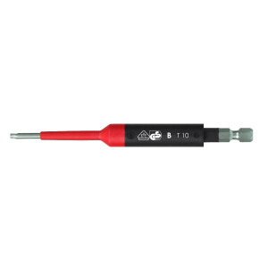 Felo VDE Safety Bit E 6,3 1000V TORX® T 10 x 125...