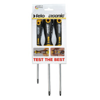 Felo Schraubendreher ERGONIC Satz 3-tlg. SQ 00040493148