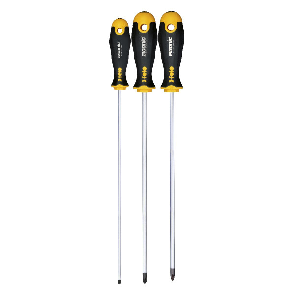 Felo Schraubendreher ERGONIC Satz 3-tlg. SL/PZ/PH long 00040093114