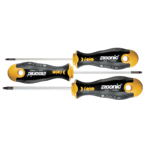 Felo Schraubendreher ERGONIC Satz 3-tlg. TORX® T 10 -...