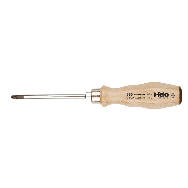 Felo Schraubendreher Holzgriff Pozidriv PZ 2 x 100 00033620390