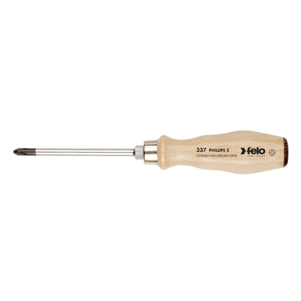 Felo Schraubendreher Holzgriff Phillips PH 1 x 80 00033710290