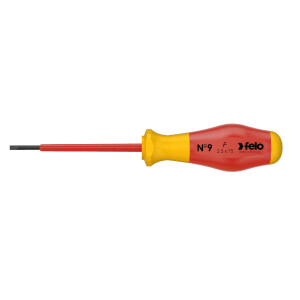 Felo Schraubendreher No. 9 VDE Schlitz SL 2,5 x 0,4 x 75...