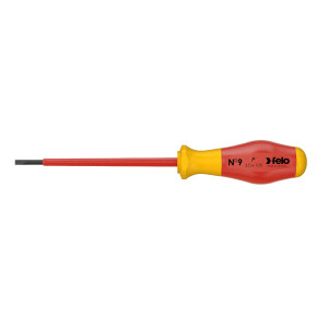 Felo Schraubendreher No. 9 VDE Schlitz SL 3,0 x 0,5 x 100...