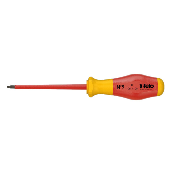 Felo Schraubendreher No. 9 VDE Square SQ 1 x 100 00091910090