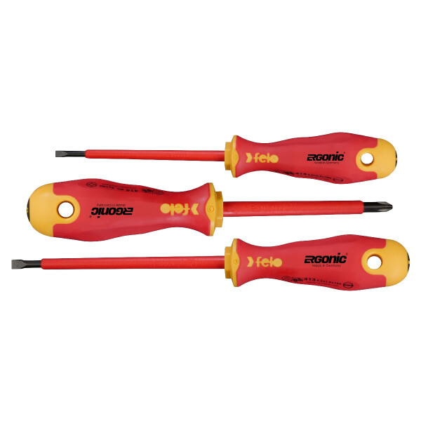 Felo Schraubendreher ERGONIC VDE Satz 3-tlg. SL/PH 00041393194