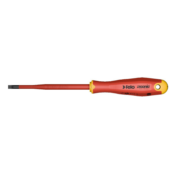 Felo Schraubendreher ERGONIC VDE E-slim Schlitz SL 6,5 x 1,2 x 125 00041396590