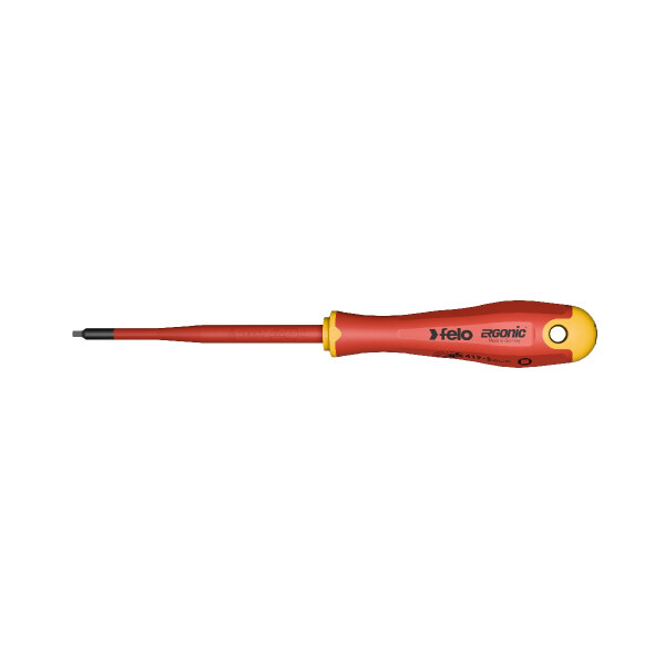 Felo Schraubendreher ERGONIC VDE E-slim Square SQ 1 x 100 00041919090