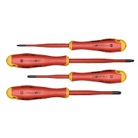Felo Schraubendreher ERGONIC VDE E-slim Satz 4-tlg. SL/Z 00041784198