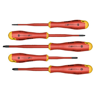 Felo Schraubendreher ERGONIC VDE E-slim Satz 5-tlg. SL/PZ...