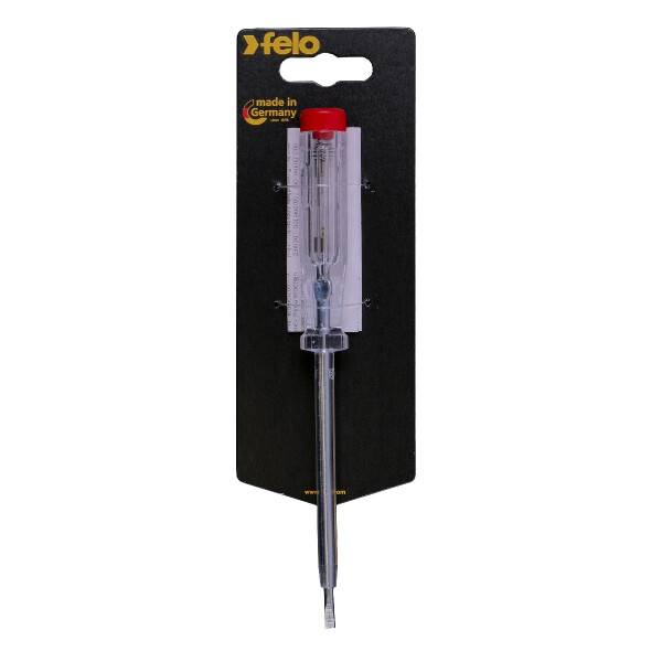 Felo Schraubendreher Phasenprüfer VDE 120-250V Schlitz SL 3,5 x 1,0 x 100 00036135001