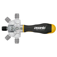 Felo Schraubendreher "ERGONIC K" 1/4" mit 180° Ratschenfunktion x 73 00043899906