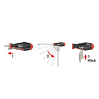 Felo Gürteltasche smart Evo 9-tlg. SL/PH/PZ/TORX®/HEX 00006080904