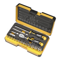 Felo XL-Strongbox "R-GO 19 Inch" 1/4" 19-tlg. ND/MS 00005781956