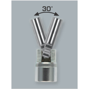 Felo Verlängerung Kugelkopf 1/4" MS 50 mm x 50...