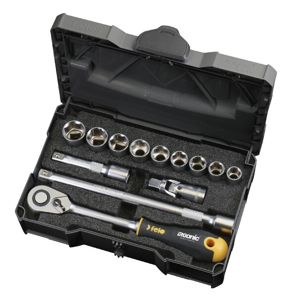 Felo ERGONIC Ratsche 1/2" Satz 13-tlg. 00005681318
