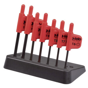 Felo Fähnchenschlüssel Display 7-tlg. TORX®...